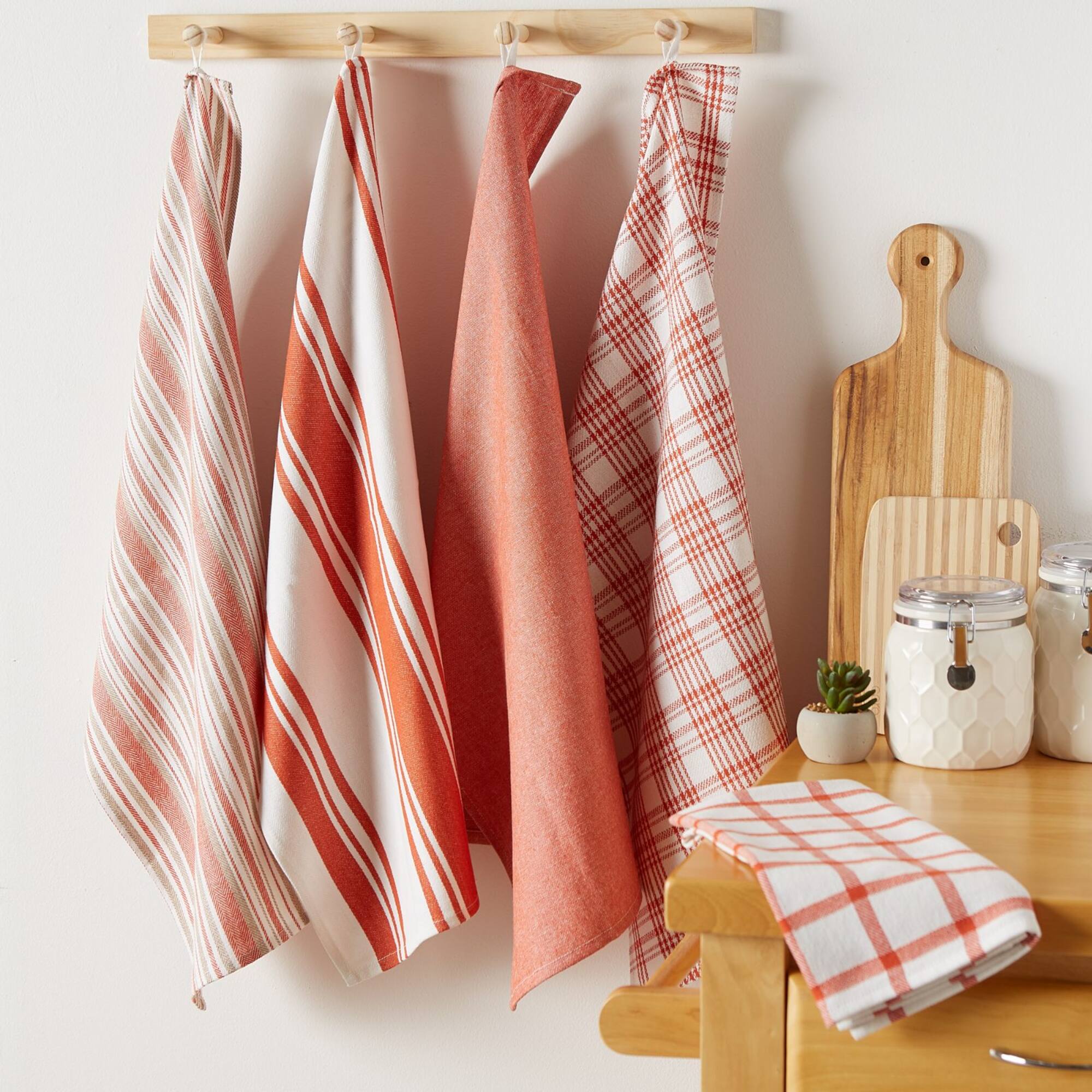 DII® Assorted Spice Woven Dishtowels Set